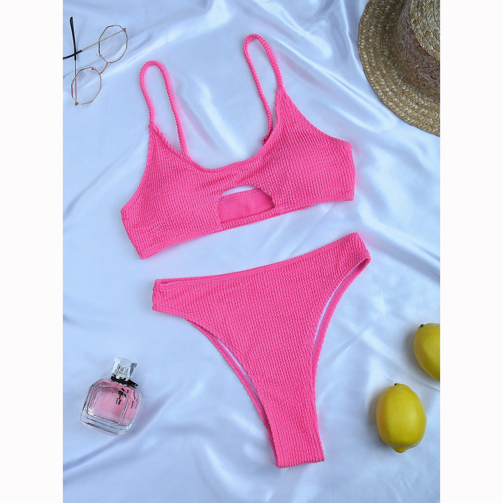 Bali Solé Hot Ember Cutout Bikini Set