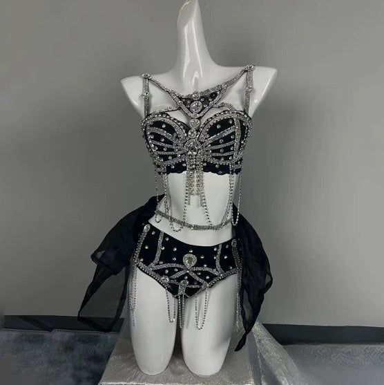 Bali Solé Shimmer Luxe Chain Bikini Set