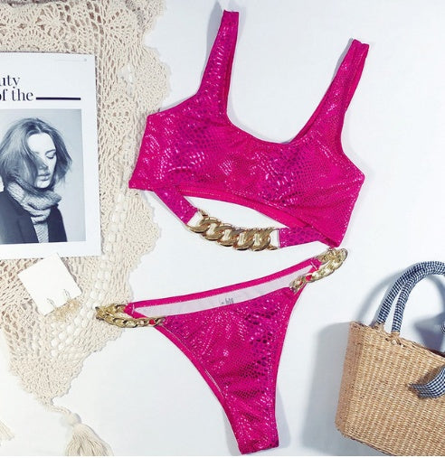 Bali Solé Flamingo Chain Bikini Set