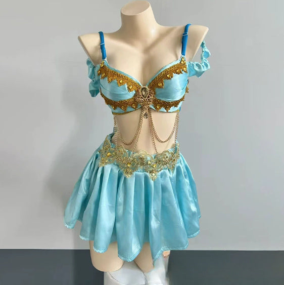 Bali Solé Shimmer Luxe Chain Bikini Set