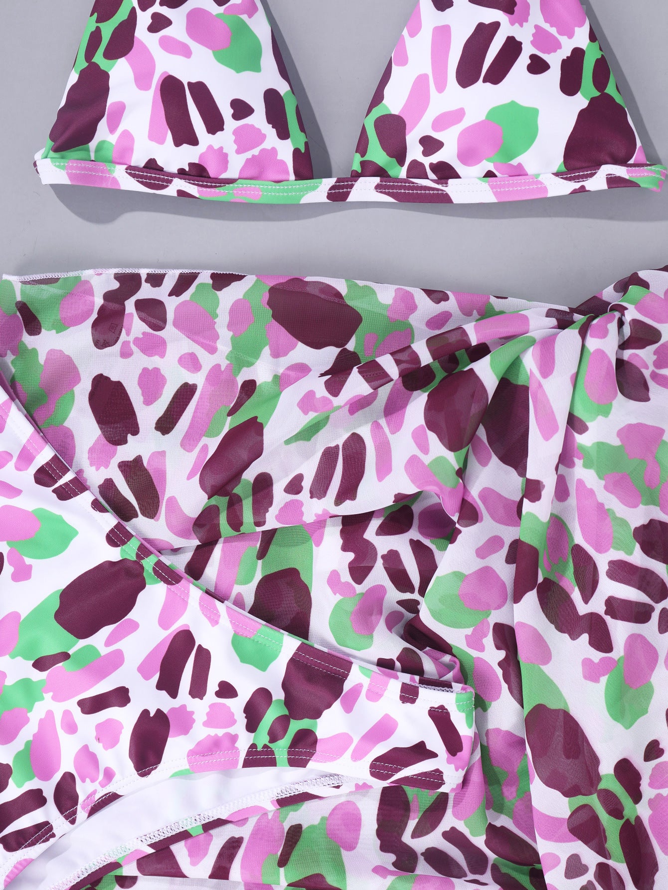 Bali Solé Flora Three-Piece Bikini Set