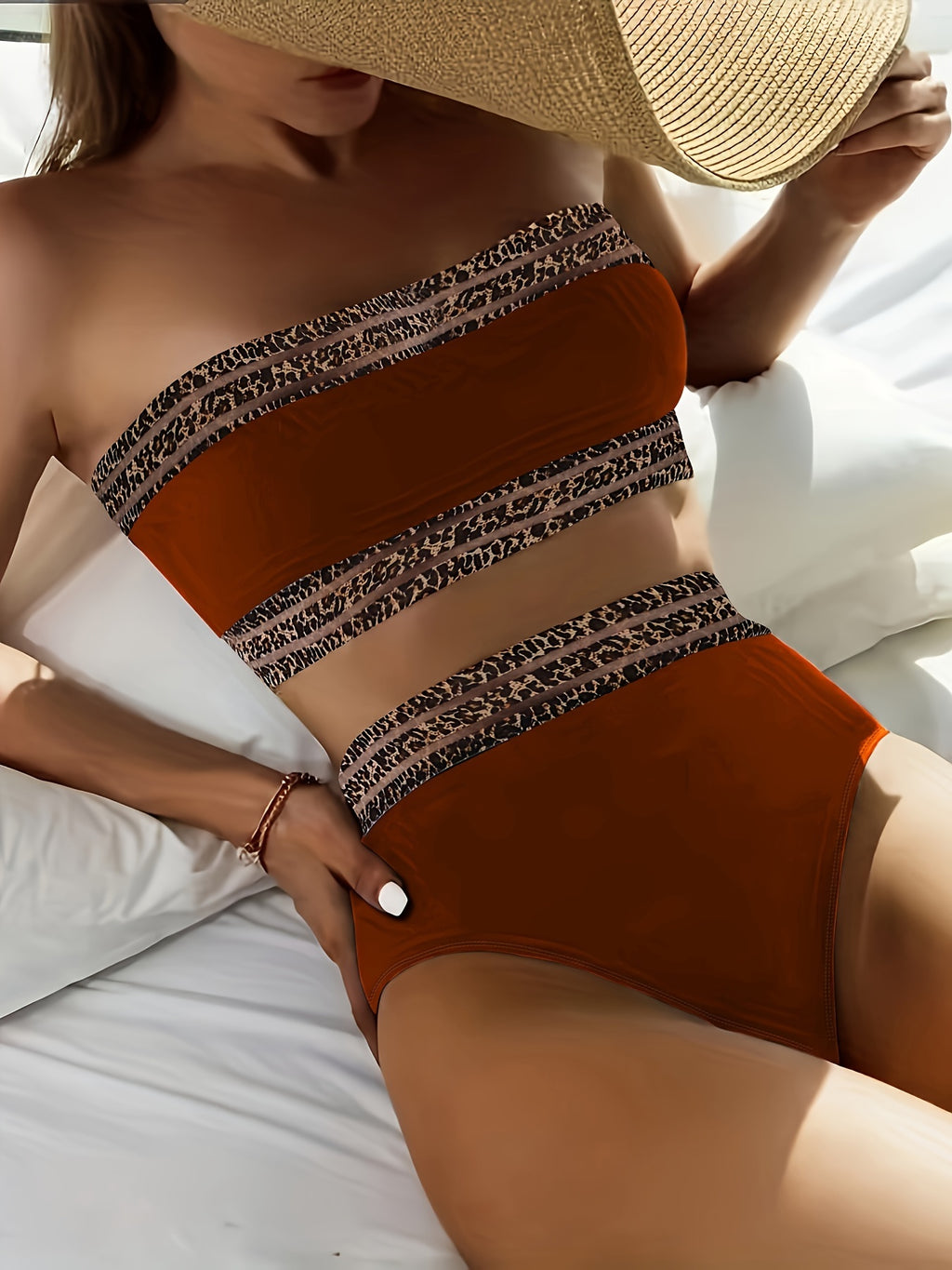 Bali Solé Cocoa Luxe Bandeau Bikini Set