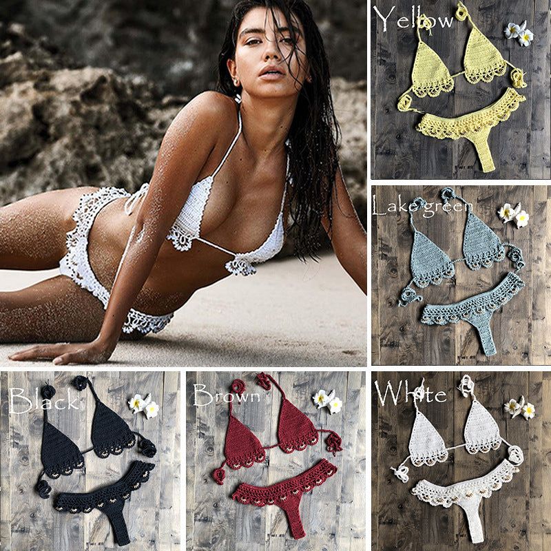 Bali Noir Trim Triangle Bikini